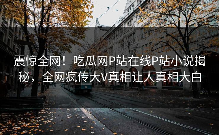 震惊全网！吃瓜网P站在线P站小说揭秘，全网疯传大V真相让人真相大白