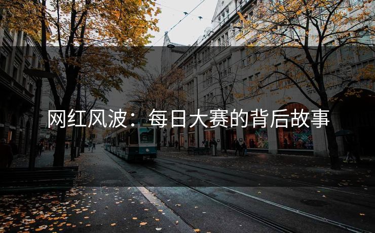 网红风波：每日大赛的背后故事